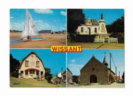 62 WISSANT La Plage La Mairie La Poste L'Eglise - Wissant