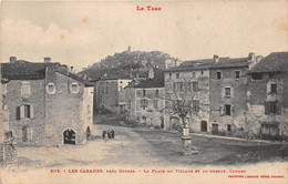 LES CABANES, Près CORDES - La Place Du Village Et Au-dessus, CORDES - Cordes