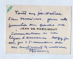 VP19.845 - CDV - Carte De Visite - Mr Jean De PRECIGOUT - Cartoncini Da Visita