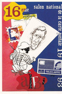 16 é SALON NATIONAL  DE LA CARTE POSTALE  ALBI  1993 - Collector Fairs & Bourses