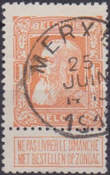 Belgie  .  OBP  79a  . Obl.  Merxem    .   O   .   Gebruikt   .   / .   Oblitéré - 1905 Breiter Bart