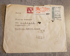 BRASIL COVER CIRCULED SEND TO GERMANY - Covers & Documents