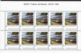 Nederland  2022-5  Treinen Trains  De Kameel NS 20  1954   Vel-sheetlet     Postsfris/neuf/mnh - Nuovi