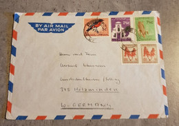 SOUTH AFRICA AIR MAIL PAR AVION CIRCULED SEND TO GERMANY - Luchtpost