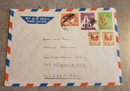 SOUTH AFRICA AIR MAIL PAR AVION CIRCULED SEND TO GERMANY - Poste Aérienne