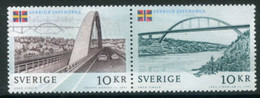 SWEDEN 2005 Dissolution Of Union With Norway Singles Ex Block MNH / **...  Michel 2483-84 - Unused Stamps