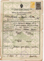 1957. YUGOSLAVIA,MACEDONIA,GOSTIVAR,50 DIN. MUNICIPALITY FISCAL STAMP,1 REVENUE STAMP,BIRTH CERTIFICATE - Other & Unclassified