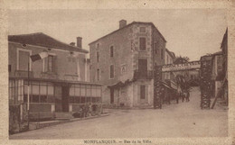 47 MONTFLANQUIN BAS DE LA VILLE CPA BON ETAT - Monflanquin