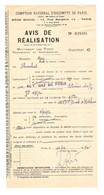 144/ Timbres Fiscaux : Doc. 1952 Avec TF 7 Frs Daussy  - Acte Notarié (papier Filigrané) 1927  5.40 Frs Papier Spécial - Cartas & Documentos