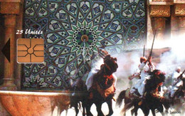 7592 Télécarte Collection AVE PHONE Opérateur Prive ( Chevaux Cavaliers )25 U  ( Recto Verso)  Carte Téléphonique MAROC - Maroc