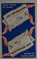 Petit Calendrier Poche 1973 Journal L'Est Républicain - Format Carte Bleue - Small : 1971-80