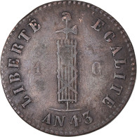 Monnaie, Haïti, Centime, 1846/AN 43, TB+, Cuivre, KM:24 - Haiti