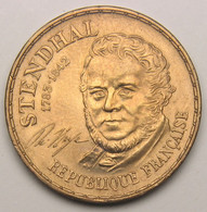 10 Francs Stendhal,1983, Tranche A, Cupro-nickel - V° République - 10 Francs