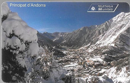 CARTE-PUCE-ANDORRE-50U-AND122-OB2-03/2001-PRINCIPAT D ANDORRE-UTILISE-TBE - Andorra