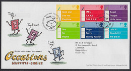 Ca0011 GREAT BRITAIN 2003, SG 2337-42 'occassions' Greeting Stamps,  FDC - 2001-2010 Em. Décimales