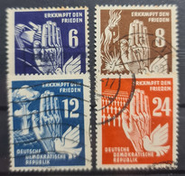 DDR 1950 - Canceled - Mi 276-279 - Used Stamps