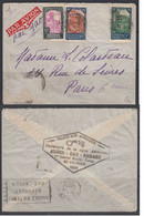 French Sudan 1938 First Flight Bamako Gao Algeria France FF Cover - Briefe U. Dokumente