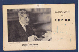 CPA Autographe De Charles Maurras Sur CPA Action Française Non Circulé - Autres & Non Classés