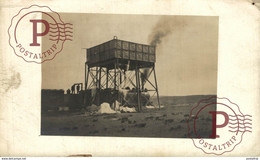 BOLIVIA.  LOCOMOTIVE TANK. POTOSI. REAL PHOTO // FOTOGRAFICA - Bolivie