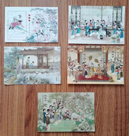 China Dream Of Red Masion Bloc Serie 1-5 Complet Set MNH** - Collections, Lots & Series