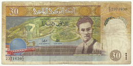 Tunisia - 30 Dinars - 1997.11.7 - Pick 89 -  Serie F/2 - Tunisie