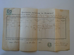 D190615   Old Document  - Slovakia  - Bobró   Bobrov - Árva Vármegye -  Balaban -Bubala  1878 - Naissance & Baptême