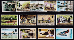 Delcampe - Pitcairn Islands 1977-81 Definitives Sc 163-73 Mint Never Hinged - Pitcairninsel