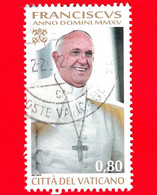 VATICANO - Usato - 2015 - Pontificato Di Papa Francesco, Anno III - Franciscus Anno Domini MMXV - 0,80 - Oblitérés