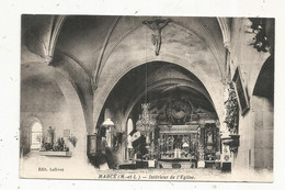 Cp , 49 , MARCE ,intérieur De L'église , Vierge , Phototypie Poterie - Autres & Non Classés
