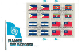 GG - Enveloppe Avec Feuillet "drapeaux" 1982 - Oblit 1er Jour - Brieven En Documenten