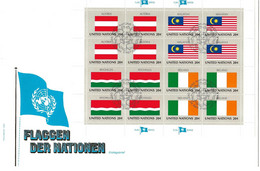 GG - Enveloppe Avec Feuillet "drapeaux" 1982 - Oblit 1er Jour - Brieven En Documenten