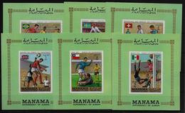 MANAMA   Epreuve De Luxe  * *  NON DENTELE  Cup 1970     Fussball  Soccer Football - 1970 – Mexico