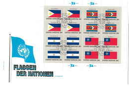 GG - Enveloppe Avec Feuillet "drapeaux" 1982 - Oblit 1er Jour - Cartas & Documentos