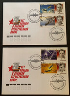 Russia 2014 Air Rams WW2 Set Of 2 FDCs - FDC