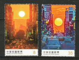 Taiwan 2020 City Sunsets MNH Automobile - Unused Stamps