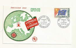 FDC CONSEIL DE L'EUROPE 16/01/1965 - Covers & Documents