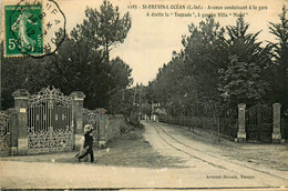 St Brévin L'océan * Avenue Conduisant à La Gare * A Droite Villa TOQUADE , à Gauche Villa MAUD - Saint-Brevin-l'Océan