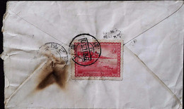 CHINA  CHINE   1957 SHANGHAI TO SHANGHAI COVER WITH STAMP 4c - Cartas & Documentos