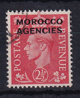 Morocco Agencies - G.B.: 1951   KGVI 'Morocco Agencies' OVPT     SG98     2½d     Used - Marocco (1956-...)