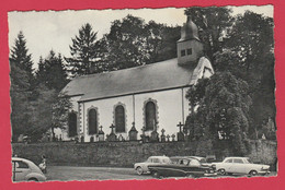 Cugnon ... Aucune Dénomination ...  - L'Eglise, Le Cimetière Et Des Anciennes Voitures , Oldtimer ( Voir Verso ) - Bertrix