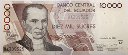 Équateur - 10000 Sucres - 1999 - PICK 127e.3 - NEUF - Ecuador