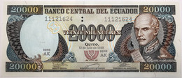 Équateur - 20000 Sucres - 1999 - PICK 129g.2 - NEUF - Ecuador