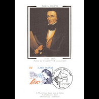 Carte Maximum V2 - N° 3287 - Frédéric Chopin - 1990-1999