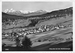 Flims Dorf Mit Den Oberländerbergen  (10 X 15 Cm) - Flims