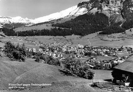 Flims Dorf Gegen Tschingelhörner Und Cassons  (10 X 15 Cm) - Flims