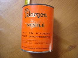 Ancienne Boite PELARGON Lait En Poudre Pour NOURRISSONS NESTLE Annee 1967 - Boîtes