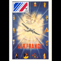 Carte Maximum - N° 2278 - 50e Anniversaire D'Air France - 1980-1989