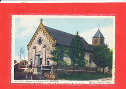 80 SAINT OUEN Cpa L' Eglise Et Le Monument   Edit Bayeuil - Saint Ouen