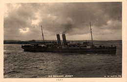 S.S. REINDER , Jersey * Carte Photo * Bateau Commerce Paquebot Cargo - Commerce