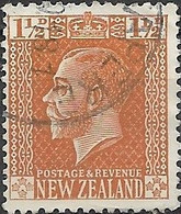 NEW ZEALAND 1915 King George V - 1 1/2 D - Brown FU - Gebraucht